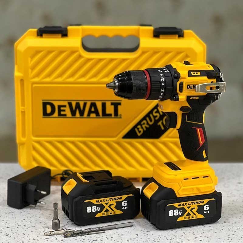 دریل شارژی پشت فلزی تمام صنعتی براشلس دیوالت مدل DCD750