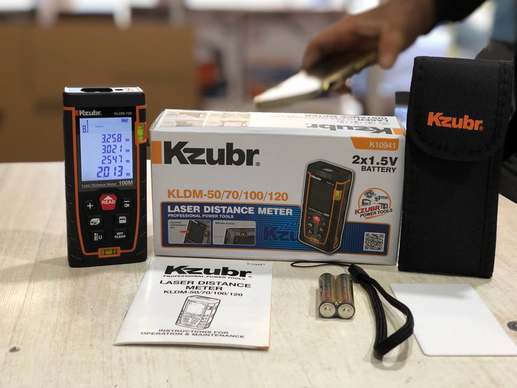 متر لیزری زوبر 100 متر مدل KLDM-100