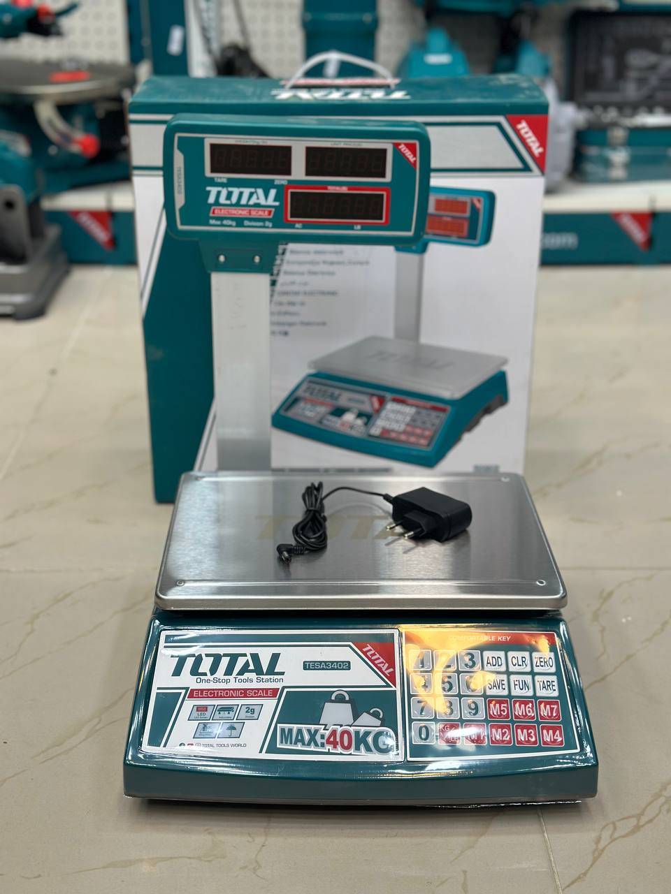 ترازو فروشگاهی ۴۰ کیلو توتال مدل TESA3402