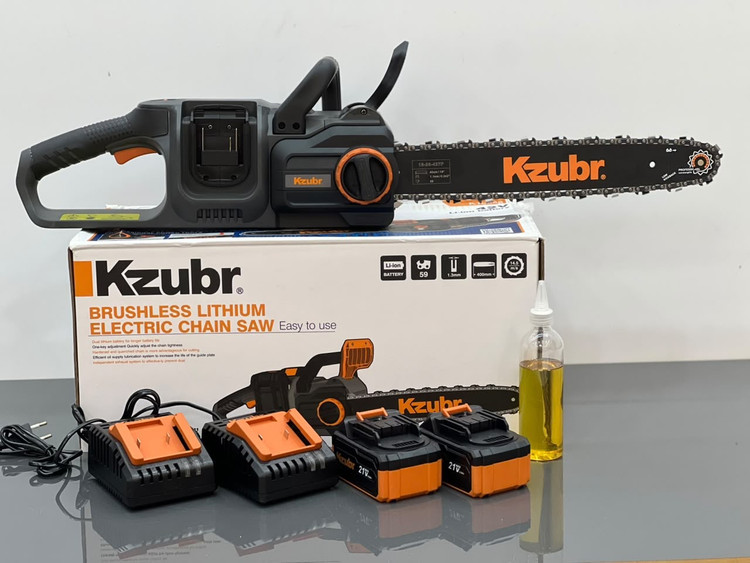 اره شارژی مارک زوبر 42 ولت واقعی تیغه 40 سانت Kzubr مدل مدل KBLECS-42V-16